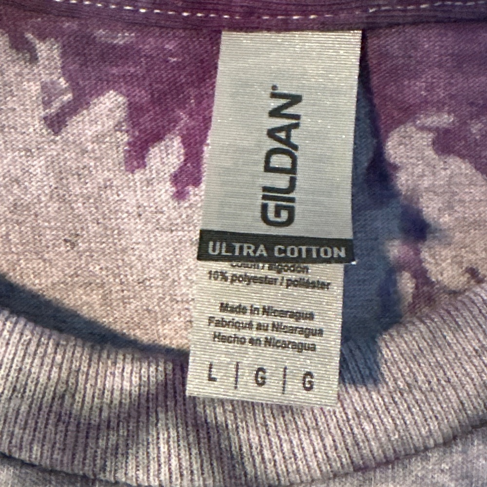 NEW Large Long Sleeve Tie Dye Gray - Picture 6 of 6